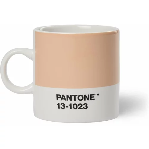 Pantone Oranžna keramična skodelica za espresso 120 ml Peach Fuzz 13-1023 –