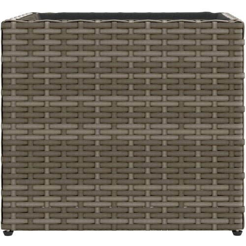  Vrtna sadilica siva 36 x 30 x 32 cm od poliratana Slike