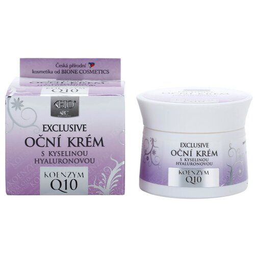 Bione Cosmetics Exclusive Q10 krema za predel okoli oči s hialuronsko kislino 51 ml Slike