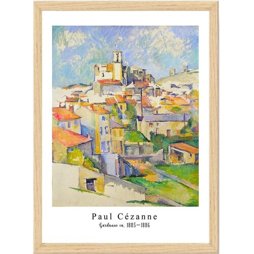 Wallity Plakat z okvirjem 55x75 cm Paul C&amp;eacute;zanne &amp;ndash; Wallity Slike