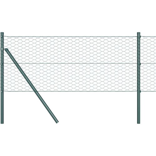  Heksagonalna ograda 0,5 x 50 m PVC Zelena Slike