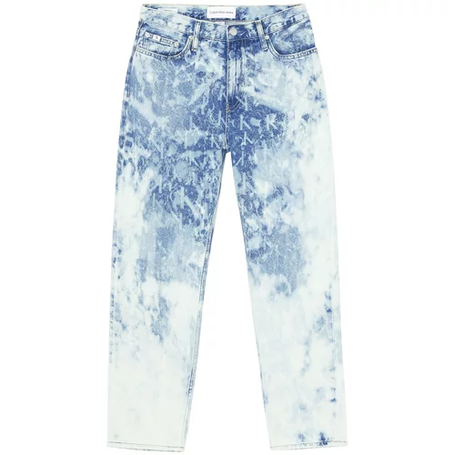 Calvin Klein Jeans Kavbojke svetlo modra / temno modra / bela