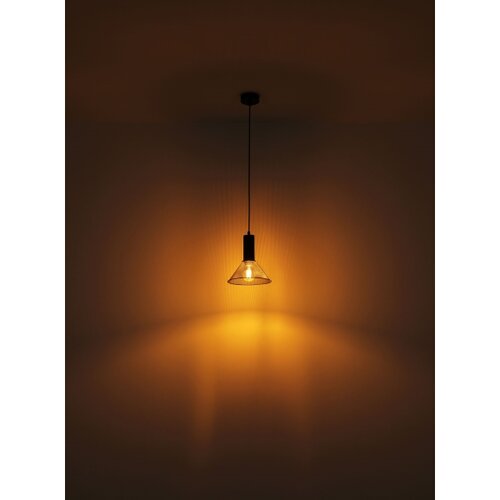 Globo 15648H1 - visilica na sajli jedd 1xE27/60W/230V crna Slike