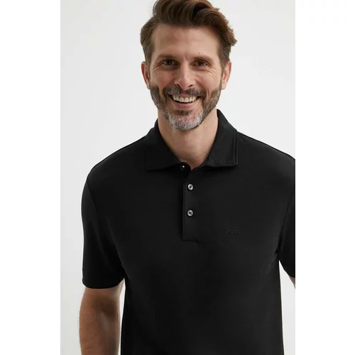 Boss Polo majica za muškarce, boja: crna, bez uzorka, 50508830