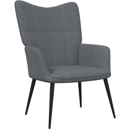 The Living Store Stol za sproščanje temno sivo blago - Stol Za Sproščanje, (21420463) Cene