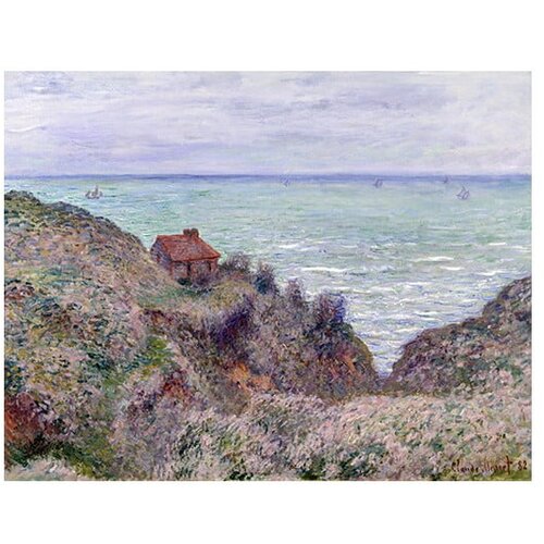 Fedkolor reprodukcija slike Claude Monet - Cabin of the Customs Watch, 50 x 40 cm Slike