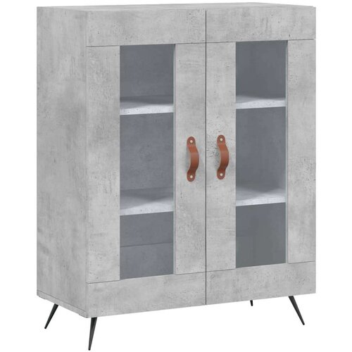 VidaXL Visoka komoda siva betona 69 5x34x180 cm od konstruiranog drva Slike