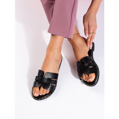 Shelvt Black women&amp;#039;s flip-flops Slike