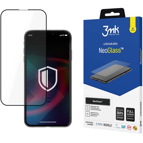 3mk NEOGLASS STEKLO ZA IPHONE 14 PRO MAX Z ODPORNOSTJO NA CELOTEN ZASLON, (5000295913) Cene