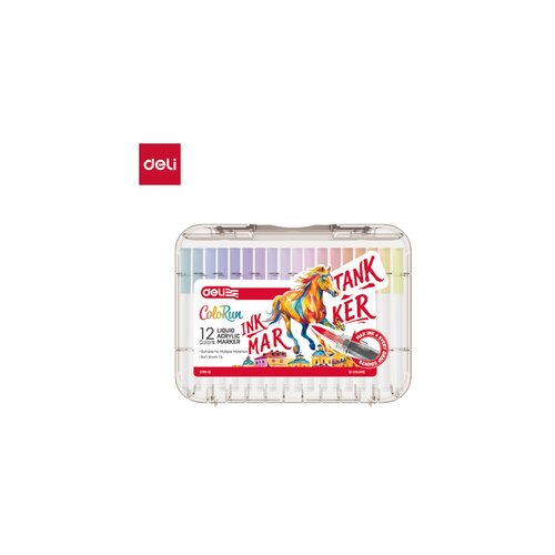 Deli AKRILNI MARKERI 1/12 SA ČETKICOM EC199-12 Cene