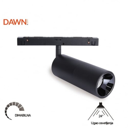  magnetic reflektor LED11-15W 3000K 24&amp;deg; 48V dc crni Slike