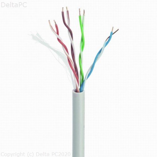 Panduit NetKey kabl, cat6 4-PR 24 AWG, UTP, LSZH, bijeli Slike