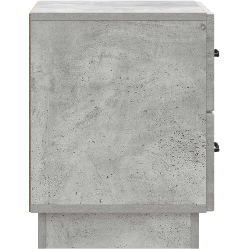  Noćni ormar Betonska siva 43 x 34,5 x 44,5 cm Konstruirano drvo Slike