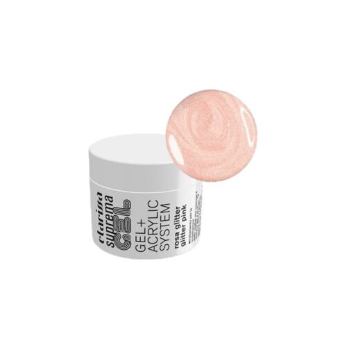  CLARISSA SUPREMA GEL PINK GLITTER 25ML Cene