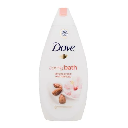 Dove Caring Bath Almond Cream With Hibiscus pjenasta kupka 450 ml za ženske
