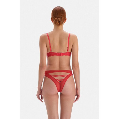Dagi Sexy Lingerie Set - Red - Plain Slike
