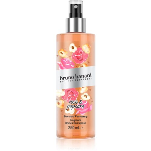 Bruno Banani Sweet Fantasy Rose & Popcorn parfumirani sprej za tijelo za tijelo i kosu za žene 250 ml Cijene
