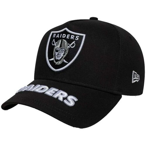 New Era LAS VEGAS RAIDERS MLB VISOR HIT BLACK 9FORTY E-FRAME Crna Slike