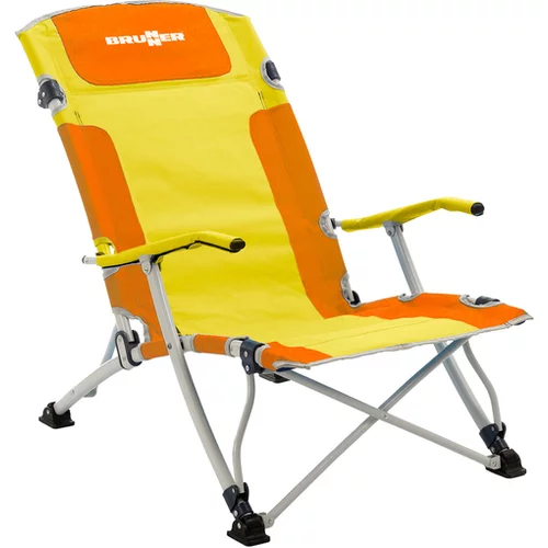 Brunner stol za kampiranje Bula XL, oranžna - rumena, 0404149N.C85
