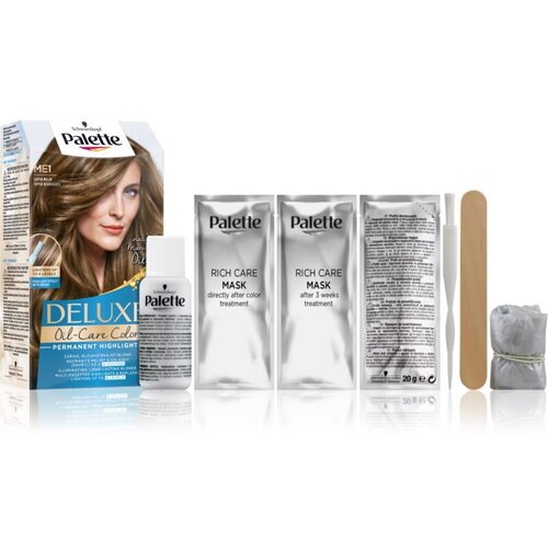 Schwarzkopf Palette Deluxe permanentna barva za lase odtenek ME1 Blond Slike