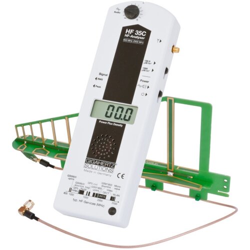 Gigahertz Solutions Merač izloženosti visokofrekventnom elektromagnetnom zračenju HF35C HF Analyser Slike