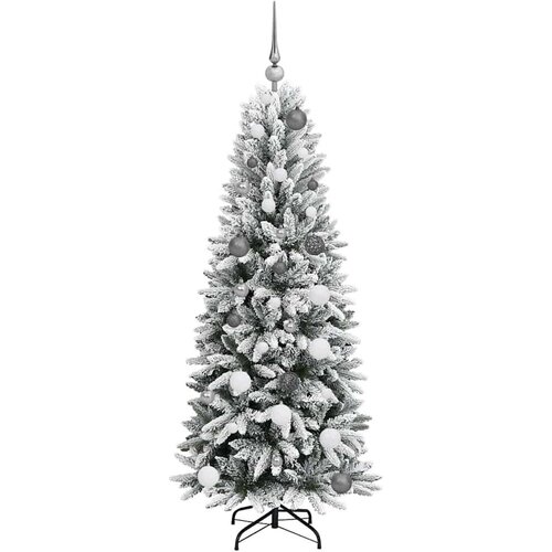 VidaXL Umjetno božićno drvce Bijelo 150 cm PVC Slike