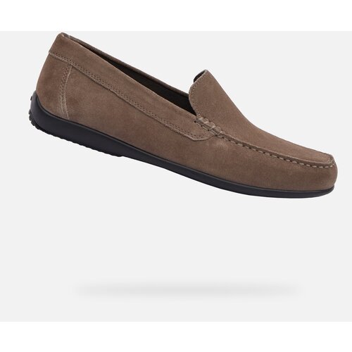 Geox Light grey men's loafers Ascanio - Men's Cene