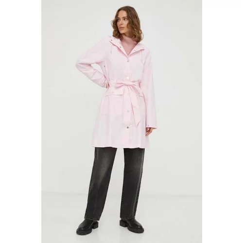 Rains Vodoodporna jakna 18130 Jackets ženska, roza barva