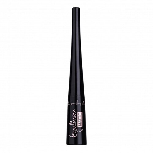 Lovely Makeup tečni crni ajlajner za oči matte Slike