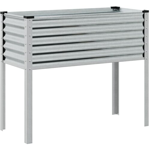 Maison Chic Vrtno korito - Greda - Cvetlični Lonec 100x41x90 cm pocinkano jeklo, (21789344) Slike