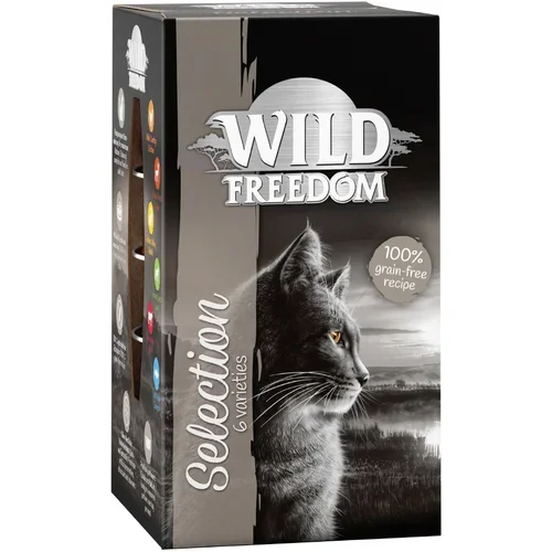 Wild Freedom Adult pladnji 6 x 85 g - Mešano pakiranje