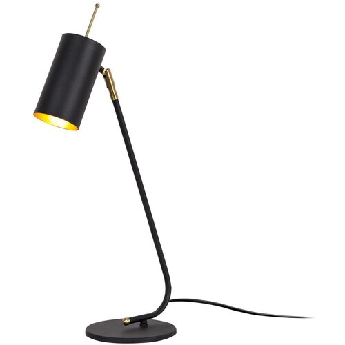 Opviq lights Crna/u zlatnoj boji stolna lampa s metalnim sjenilom (visina 55 cm) Sivani &amp;ndash; Slike