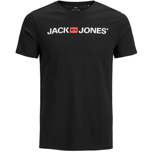 Jack & Jones Plus Majica svijetlocrvena / crna / bijela