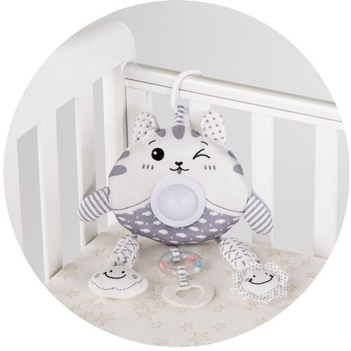 Chipolino pli&amp;scaron;ana igračka za kolica i krevet Big Kitty Slike