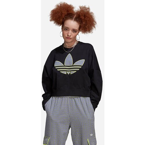 Adidas Originals Loose Sweatshirt With Trefoil Application HB9442 Slike