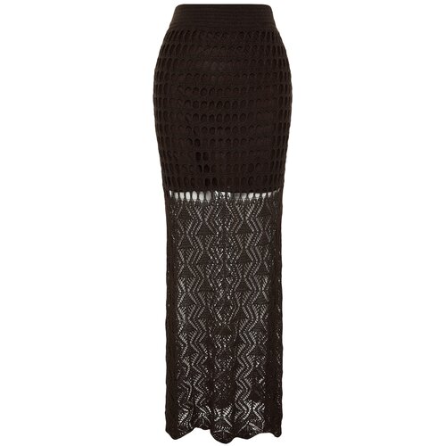 Trendyol Skirt - Brown - Maxi Slike