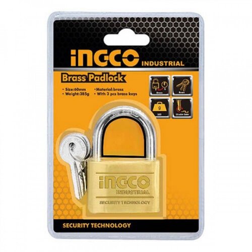 Ingco KATANAC MESSING 40MM 142G 3 KLJUČA DBPL0402 Slike