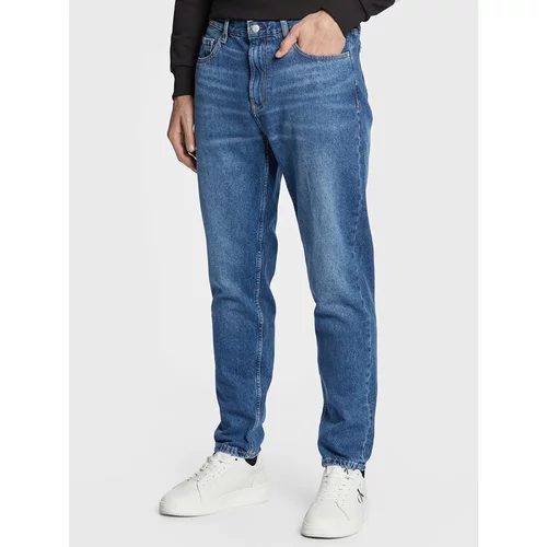 Calvin Klein Jeans Jeans hlače J30J322411 Modra Tapered Fit