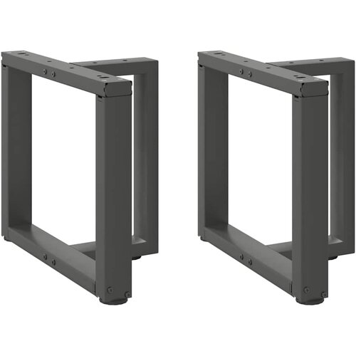  Noge za klub stolić T-oblika 2 kom antracit 50x25x(42-43) cm čelik Cene