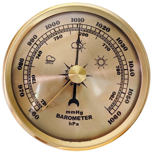 INF 70mm Analogni Barometer - Natančen Instrument Vremenske Postaje za Dom Gold, (5000140310) Slike