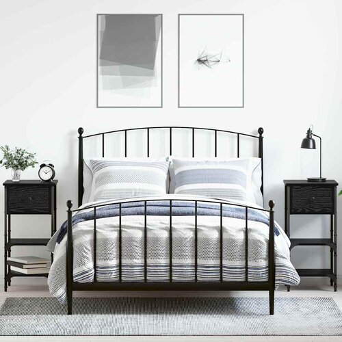  Noćni ormar s ladicama 2 pcs Crni hrast 33.5 x 36 x 70 cm Cijene