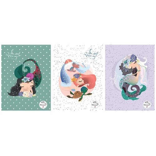 STREET Zvezek Mermaid A4 brezčrtni Slike