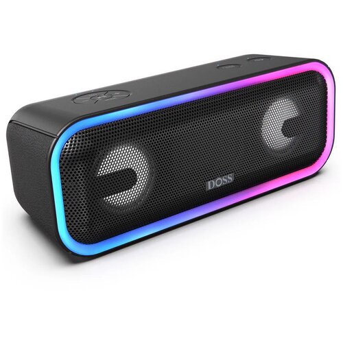 DOSS bt soundbox pro+ zvučnik BT-20 snaga 12Wx2 bt v5.0 IPX5 crni Slike