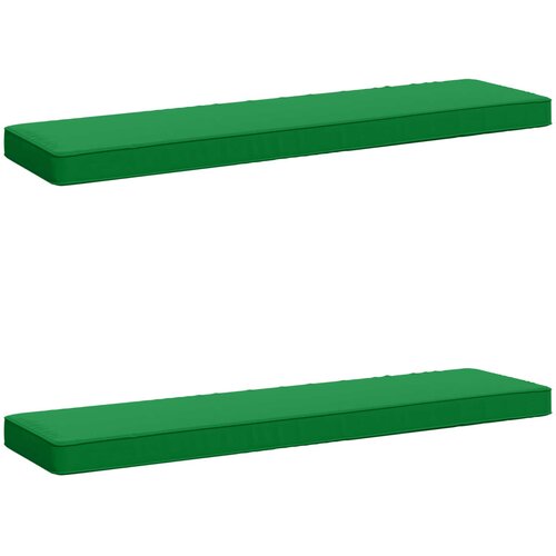  Jastučići za klupe - 2 dijela VUGHT 2 pcs 100% poliester Zelena Cene