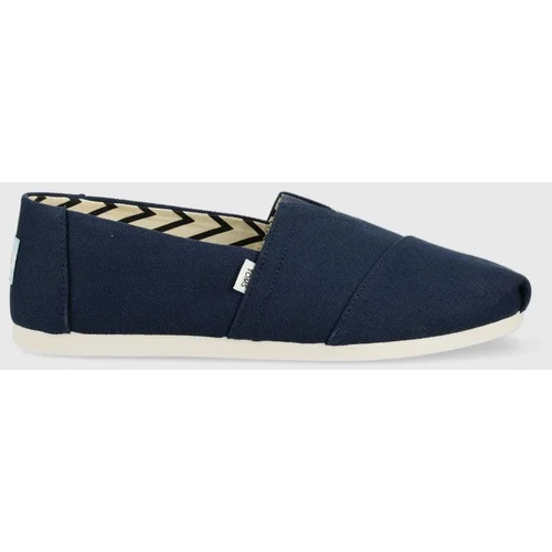 Toms Espadrile Alpargata mornarsko modra barva