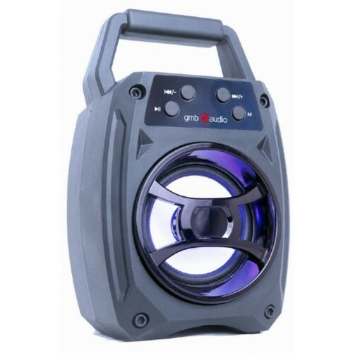 Gembird SPK-BT-14 Portable Bluetooth speaker 5W, FM, USB, SD, 3,5mm, LED black Cene
