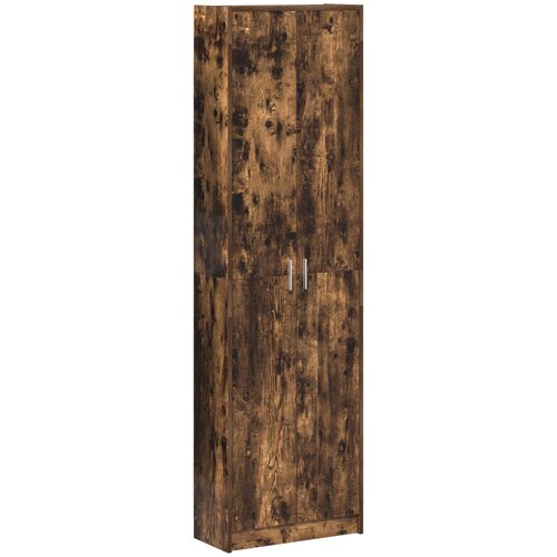 vidaXL ormar dimljenog hrasta 55x25x189 cm od konstruiranog drveta Cijene