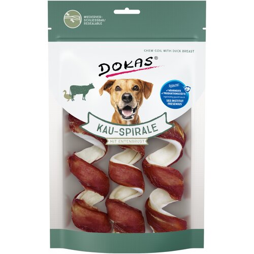 Dokas spirale za žvakanje od pačjih prsa - 3 komada (110 g) Cijene