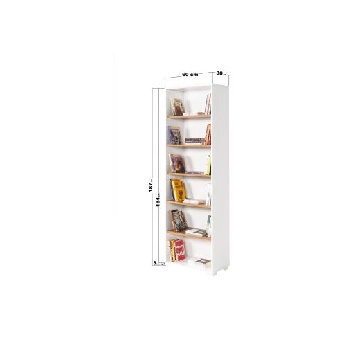 Hanah home Polica za knjige Evm 8121 Slike