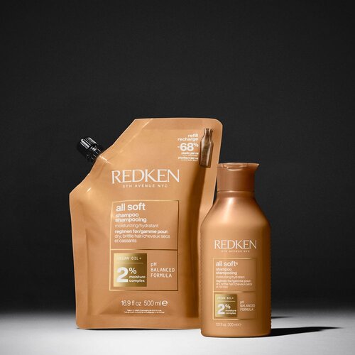 Redken All Soft Shampoo 500 ml šampon oštećena kosa suha kosa punilo za žene Cene